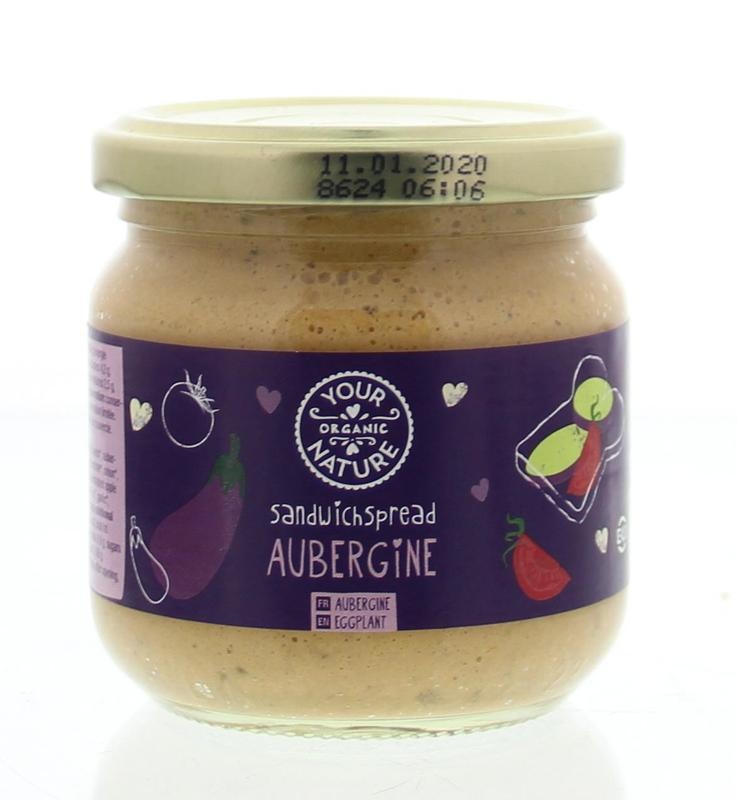 Your Organic Nat Bio-Auberginen-Brotaufstrich (180 gr)