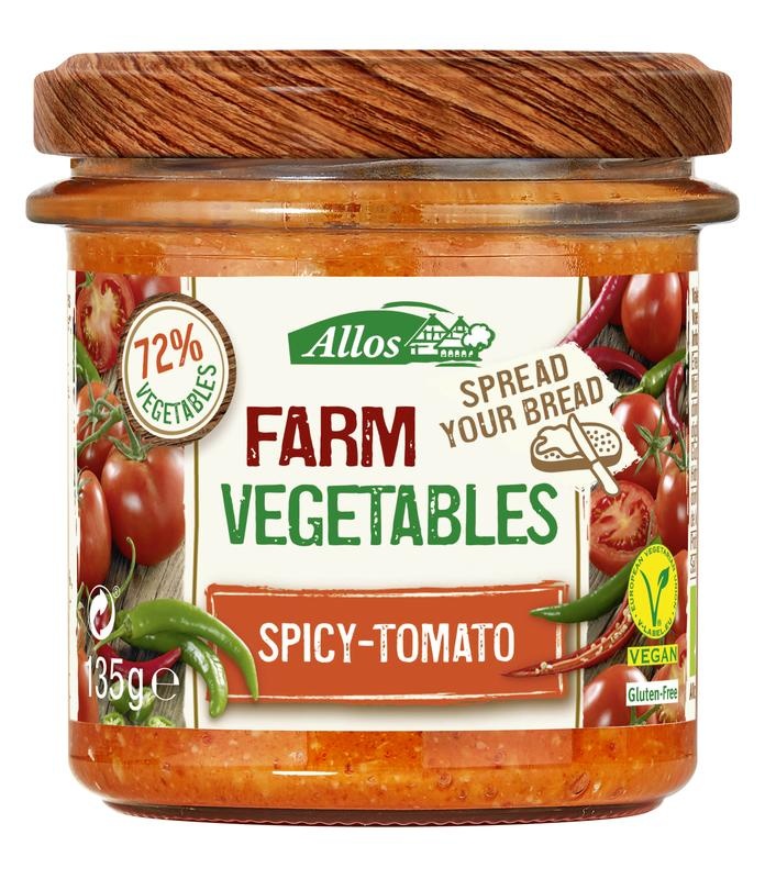 Allos Bauerngemüse scharfe Tomate bio (135 gr)
