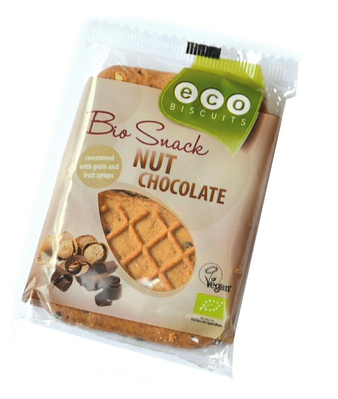 Ecobiscuit Nüsse / Schokoladenkeks bio (45 gr)