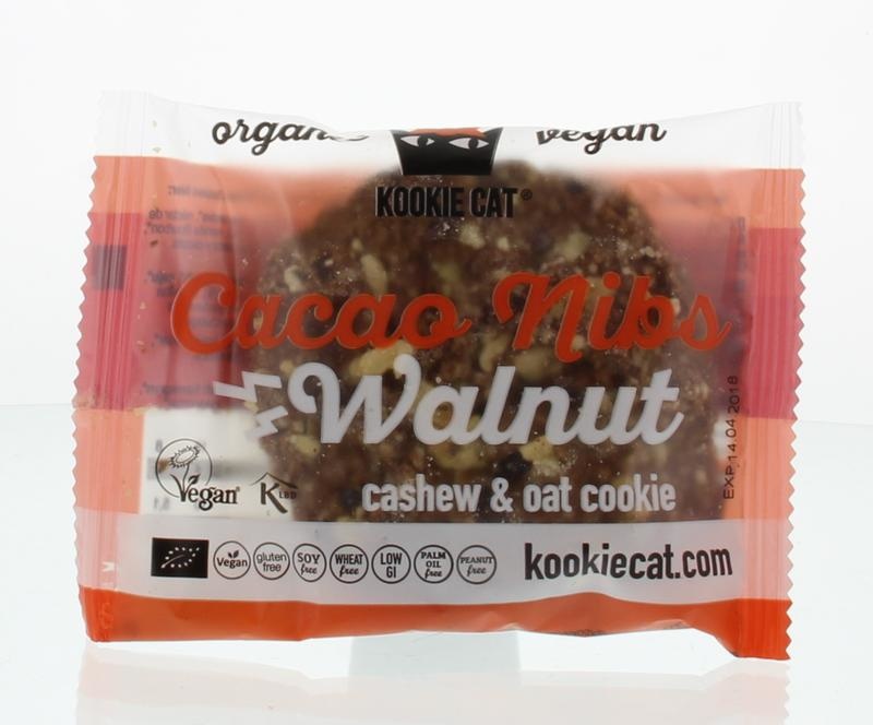 Kookie Cat Kakao Nibs Walnuss bio (50 gr)