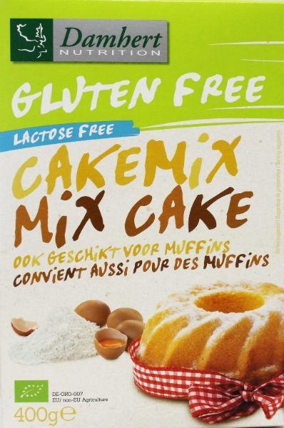 Damhert Kuchenmischung glutenfrei mit 50 Gramm gratis (400 gr)