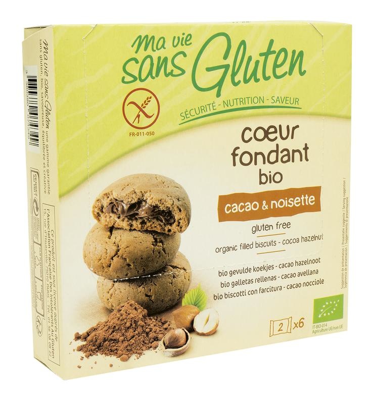 Ma Vie Sans Kekse mit Sahne Schoko/Haselnuss glutenfrei bio (12 Stück)