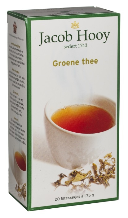 Jacob Hooy Grüner Tee (20 Beutel)