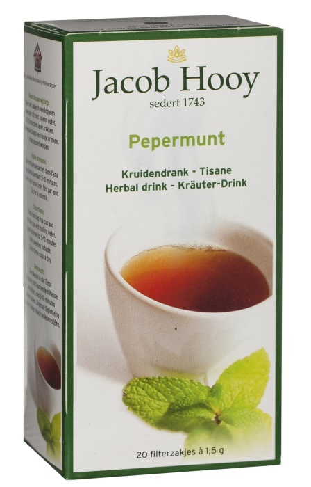 Jacob Hooy Pfefferminztee (20 Beutel)