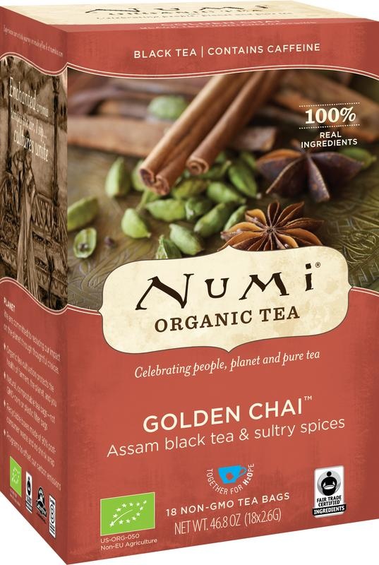 Numi Numi Goldener Chai Bio (18 Beutel)