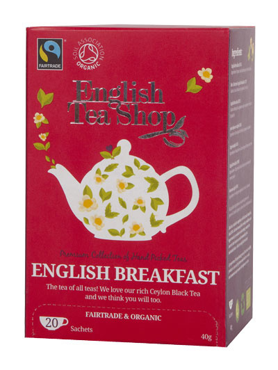 English Tea Shop Englisches Frühstück Bio (20 Tüten)