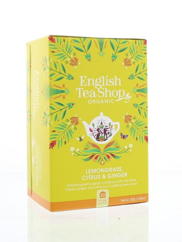 English Tea Shop Zitronengras Ingwer Zitrus bio (20 Beutel)