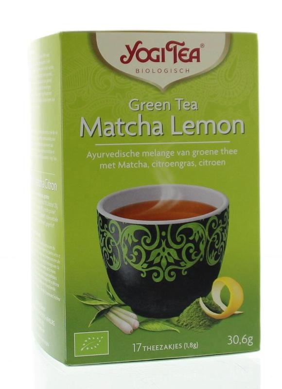 Yogi Tea Grüner Tee Matcha Zitrone Bio (17 Beutel)