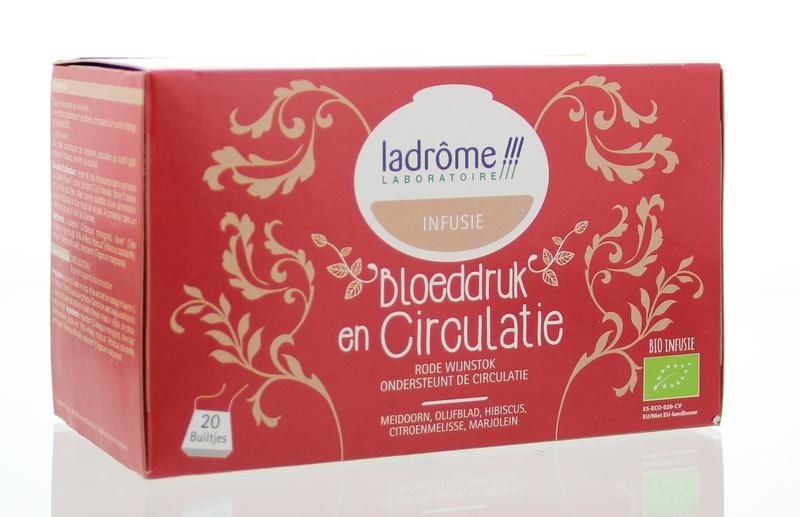 Ladrome Blutdruck & Kreislauf Tee Bio (20 Beutel)