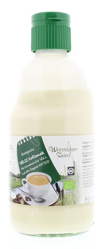 Weerribben Vollständige Bio-Kaffeemilch (372 Ml)