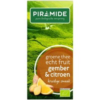 Piramide Piramide Grüner Tee mit Ingwer und Zitrone bio (20 Stück)