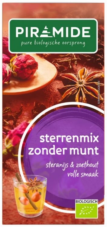 Piramide Sterne-Mix ohne Pfefferminztee eko bio (20 Beutel)