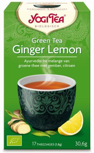 Yogi Tea Grüner Tee Ingwer Zitrone Bio (17 Beutel)