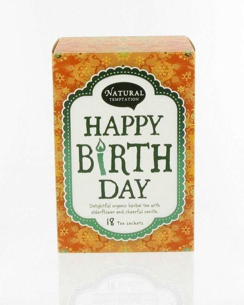 Nat Temptation Happy Birthday Tee Bio (18 Beutel)