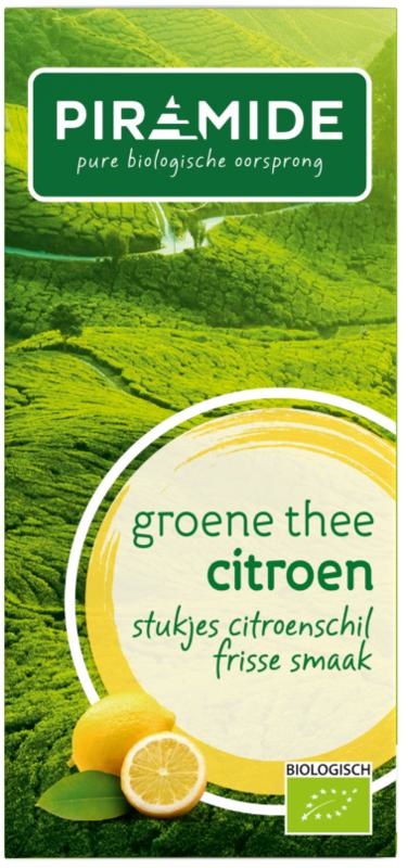 Piramide Grüner Tee mit Zitrone eko bio (20 Beutel)