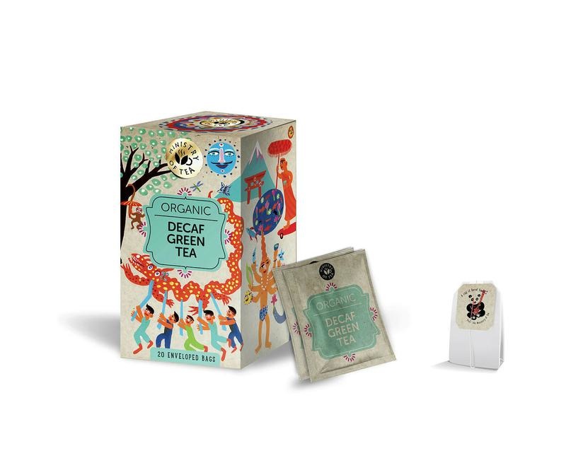 Ministry Of Tea Entkoffeinierter grüner Tee bio (20 Beutel)