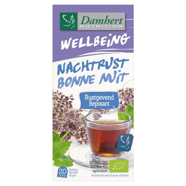 Damhert Tea Time Gute Nacht Schlaf Bio Tee (20 Beutel)