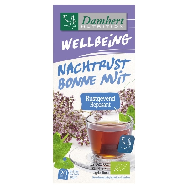 Damhert Damhert Tea Time Gute Nacht Schlaf Bio Tee (20 Beutel)