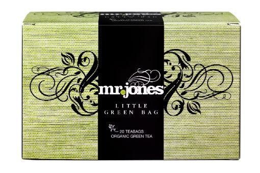 Mr Jones Kleine grüne Tüte Grüntee bio (20 Beutel)