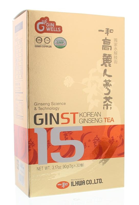 Ilhwa Ginst15 Koreanischer Ginseng-Tee (30 Beutel)