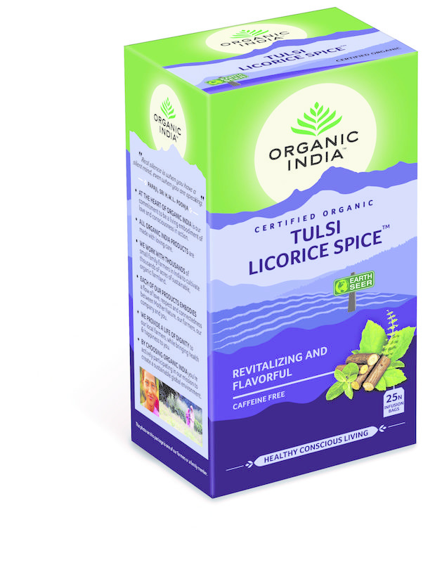 Organic India Tulsi Süßholz-Gewürztee bio (25 Beutel)