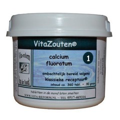 Vitazouten Calcium fluoratum Vita Salz Nr. 01 (360 Tabletten)