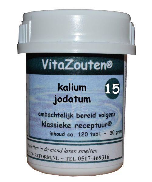 Vitazouten Kalium Jodatum Vita Salz Nr. 15 (120 Tab)