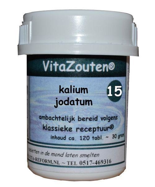 Vitazouten Vitazouten Kalium Jodatum Vita Salz Nr. 15 (120 Tabletten)