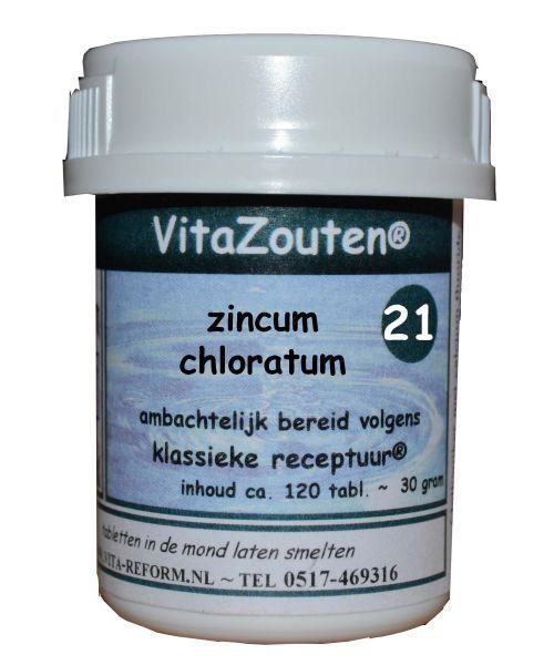 Vitazouten Vitazouten Zincum muriaticum Vita Salz Nr. 21 (120 Tab)