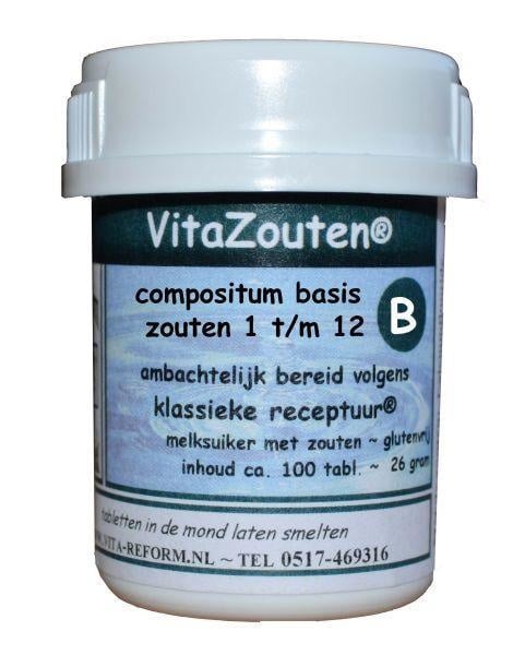 Vitazouten Zusammensetzung Basis 1 bis 12 (100 Tab)