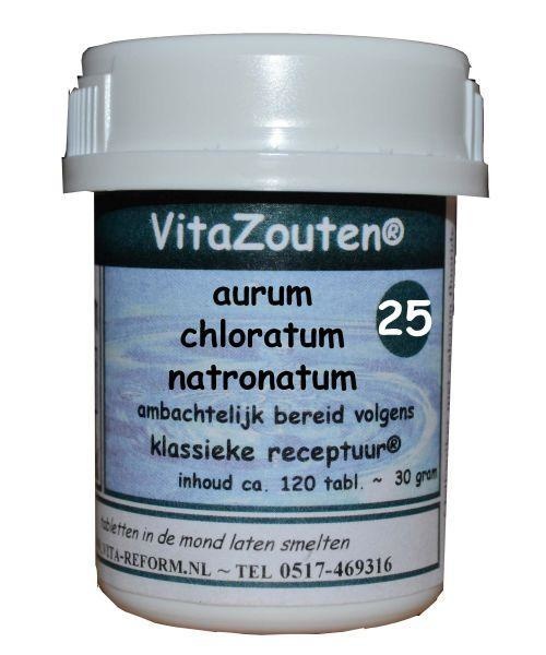 Vitazouten Vitazouten Goldchlor. natronatum Vita Salz Nr. 25 (120 Tabletten)