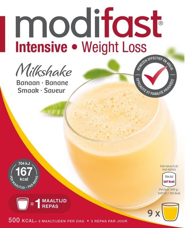 Modifast Intensiver Bananen-Milchshake 8 Beutel (440 gr)