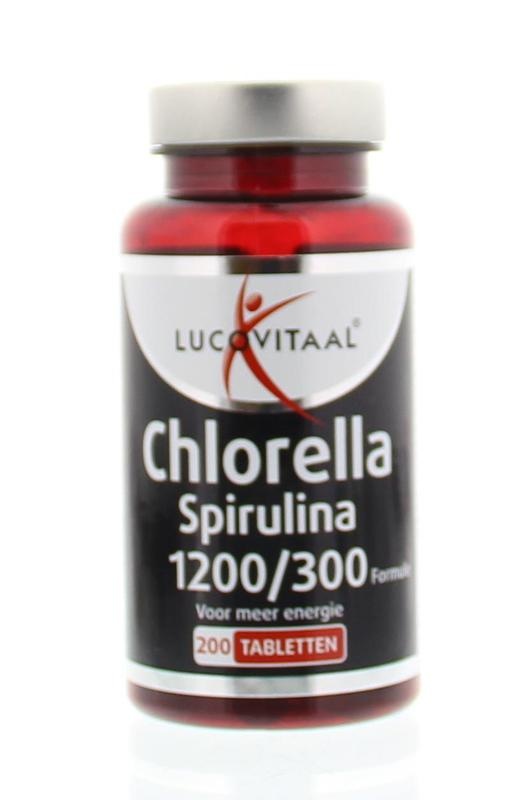 Lucovitaal Lucovitaal Chlorella Spirulina (200 Tabletten)