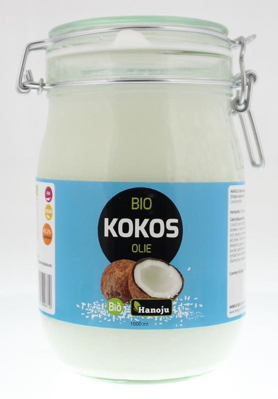 Hanoju Hanoju Kokosöl natives Bogenglas bio (1 Liter)