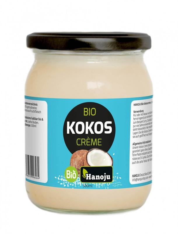 Hanoju Hanoju KokosCreme bio (500 gr)