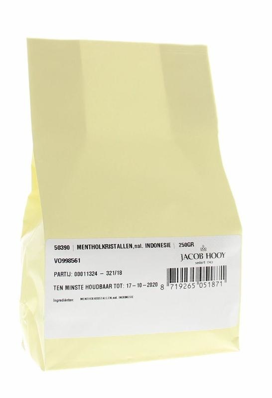 Jacob Hooy Mentholkristalle natürlich (250 gr)