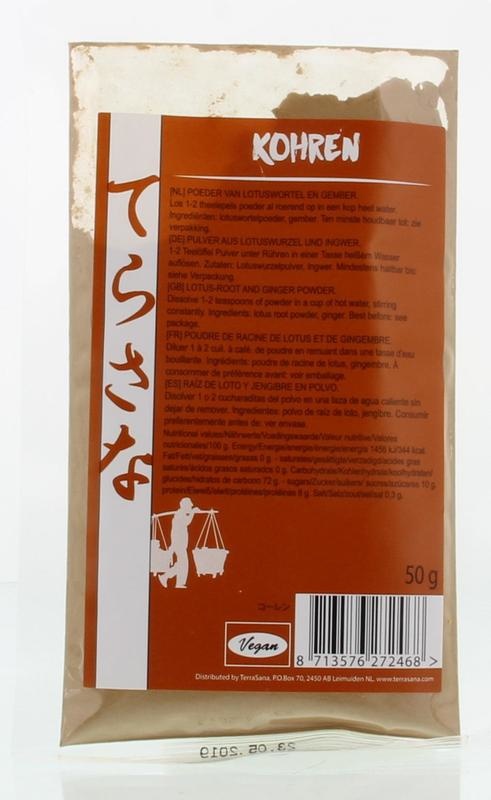 Terrasana Kohren Lotuswurzelpulver (50 gr)
