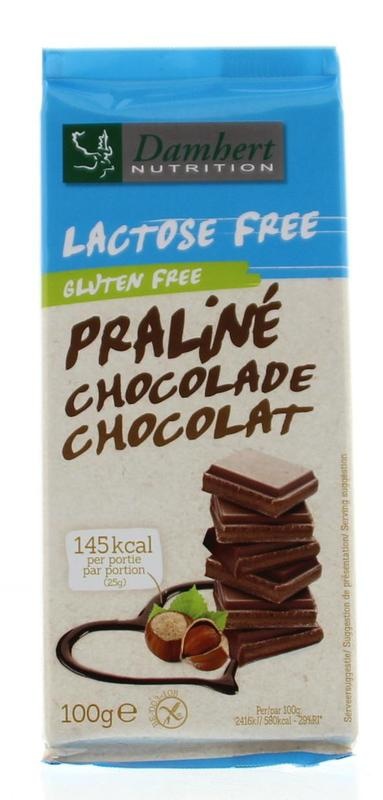Damhert Schokoladentafelpraline laktosefrei (100 gr)