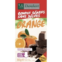 Damhert Schokoladentafel rein / orange 85 Gramm
