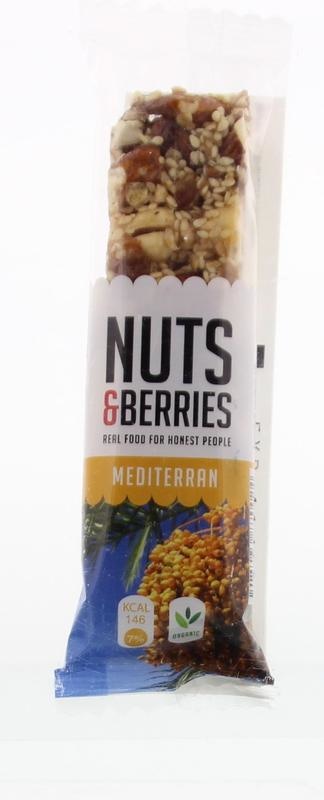 Nuts & Berries Bio-Riegel Mediterran (40 gr)