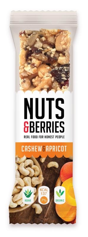 Nuts & Berries Cashew-Aprikose bio (30 gr)