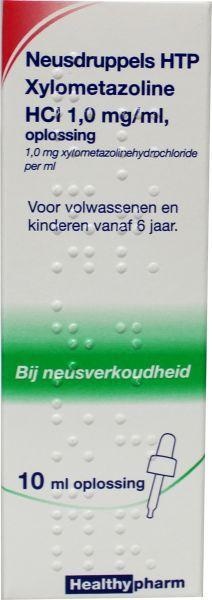 Healthypharm Nasentropfen HTP Xylometazolin HCl 1mg/Ml (10Ml)