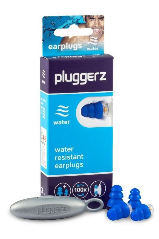 Pluggerz Wasser-Ohrstöpsel (2 Paar)