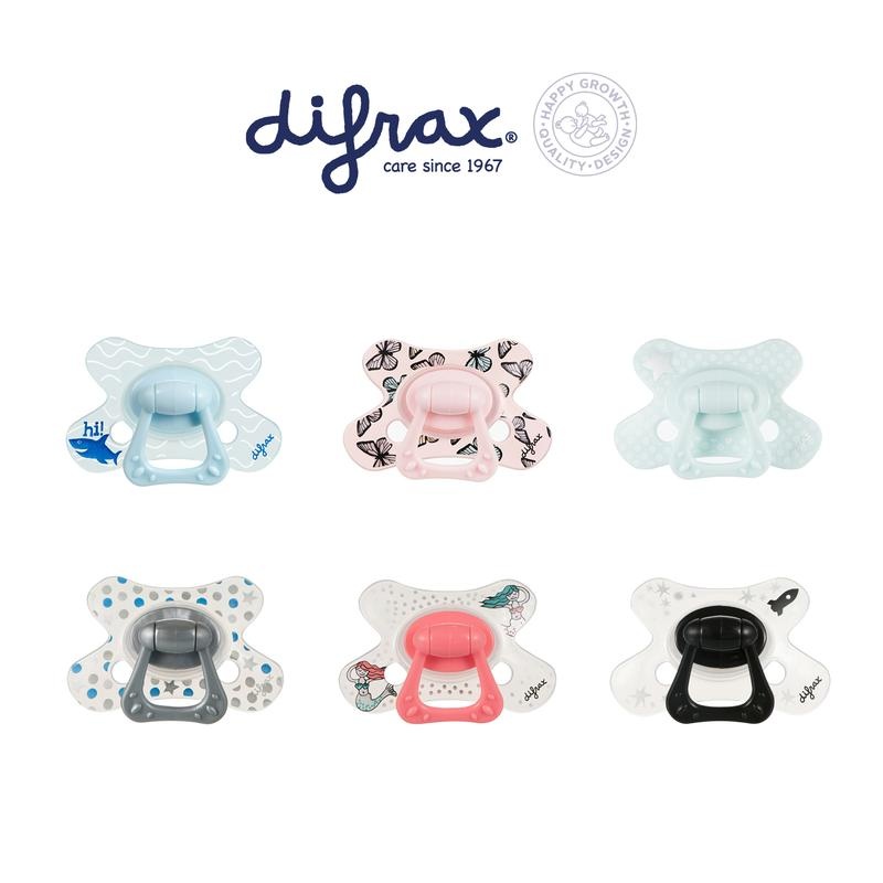 Difrax Schnuller natur 6+ mit Ring (1 Stück)