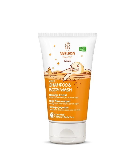 Weleda Weleda Kids 2 in 1 Shampoo & Duschgel Happy Orange (150 Ml)