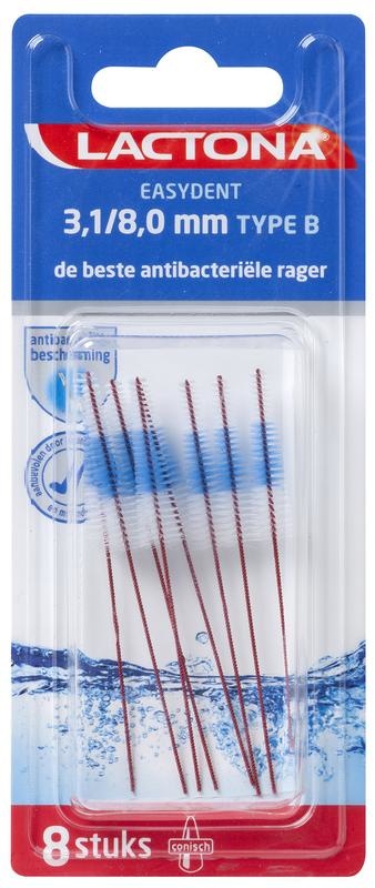 Lactona Easydent B 3,1-8 mm ohne Halter (8 St)