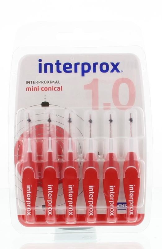 Interprox Interprox Premium mini konisch rot (6 Stück)