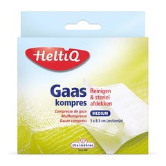 Heltiq Mullkompresse 8,5 x 5 cm sechzehn (16 Stück)