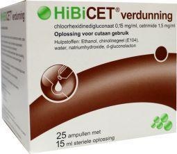 Hibicet Hibicet Flaschenpack 25 x 15 ml (25 Ampullen)
