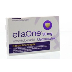 EllaOne Morning Afterpille rezeptfrei erhältlich 30 mg Filmtablette 1 St, Versand an Werktagen innerhalb von 24 Stunden!